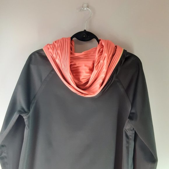 UBU Reversible Button Parisian Coat Black & Coral Size Small - Picture 6 of 15